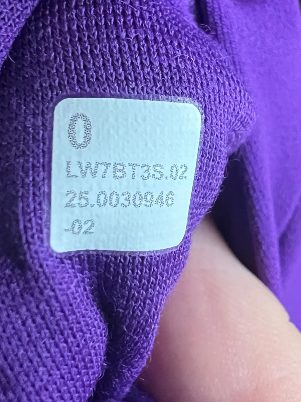 #428 Lululemon Align High-Rise Short 6” College Purple Size 0 NWT